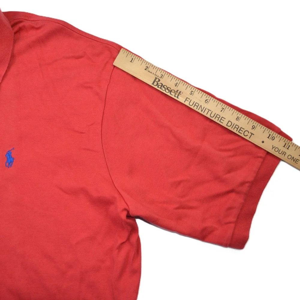 Polo Ralph Lauren Mens 4XB  Short Sleeve Pique Polo Shirt Pony Logo Big Stretch
